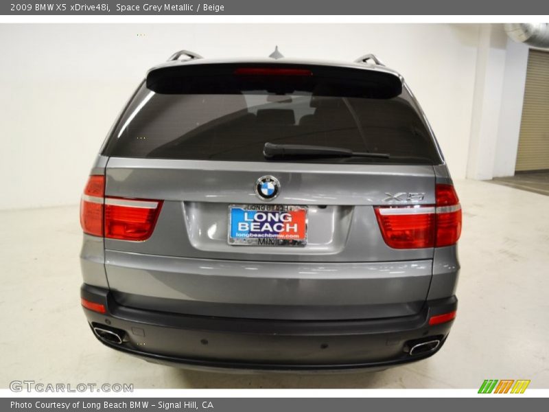 Space Grey Metallic / Beige 2009 BMW X5 xDrive48i