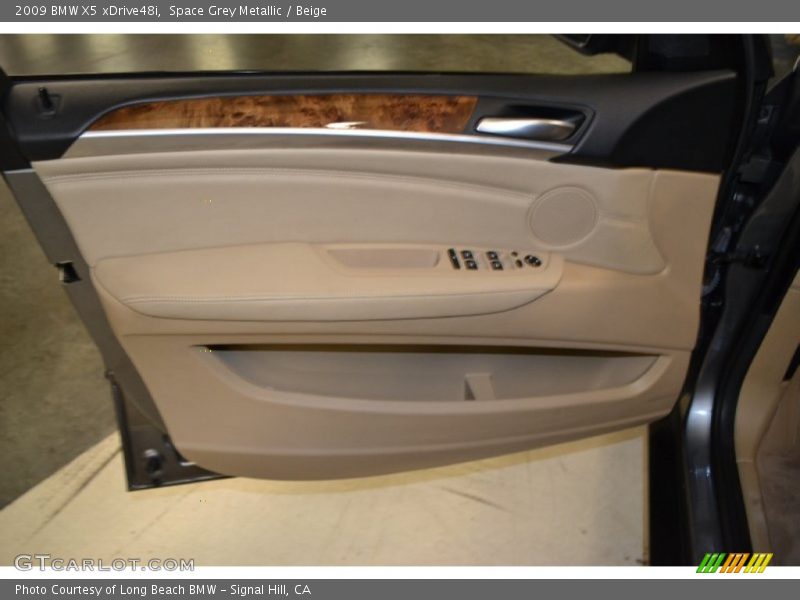 Space Grey Metallic / Beige 2009 BMW X5 xDrive48i