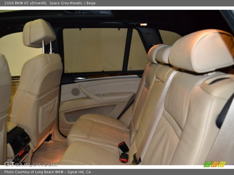 Space Grey Metallic / Beige 2009 BMW X5 xDrive48i