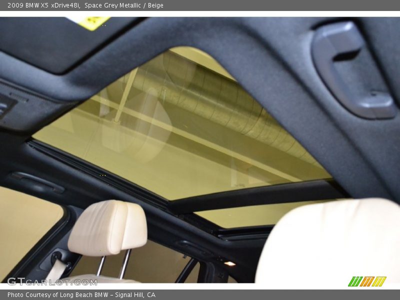 Space Grey Metallic / Beige 2009 BMW X5 xDrive48i