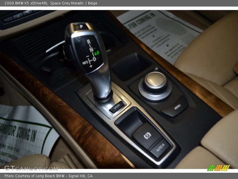 Space Grey Metallic / Beige 2009 BMW X5 xDrive48i