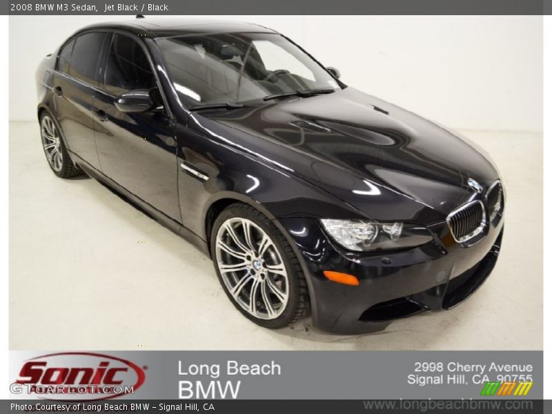 Jet Black / Black 2008 BMW M3 Sedan