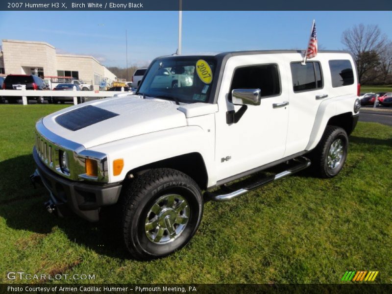 Birch White / Ebony Black 2007 Hummer H3 X