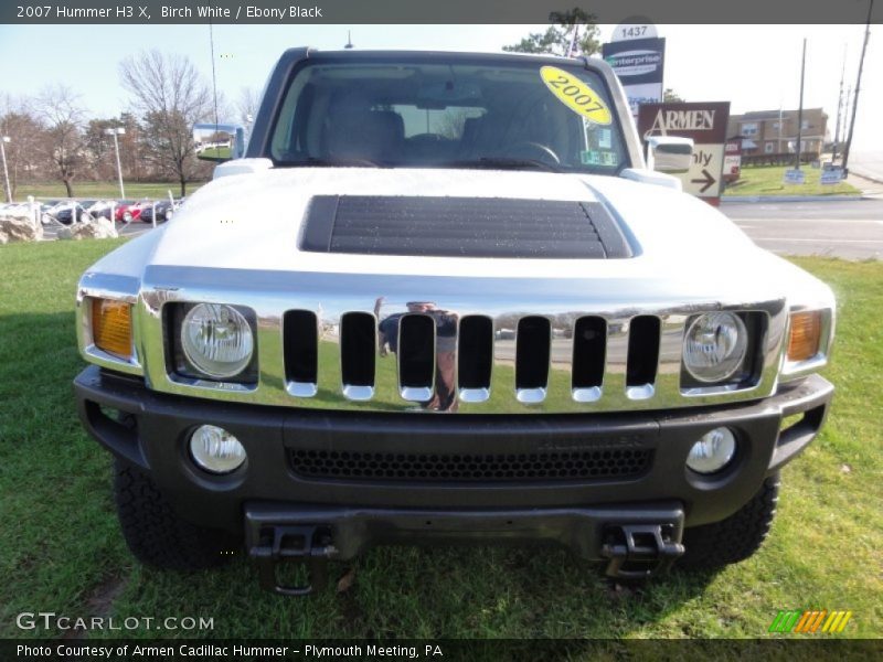 Birch White / Ebony Black 2007 Hummer H3 X