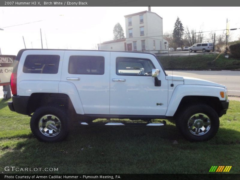 Birch White / Ebony Black 2007 Hummer H3 X