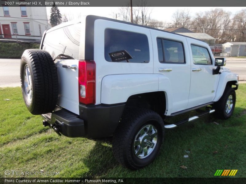 Birch White / Ebony Black 2007 Hummer H3 X