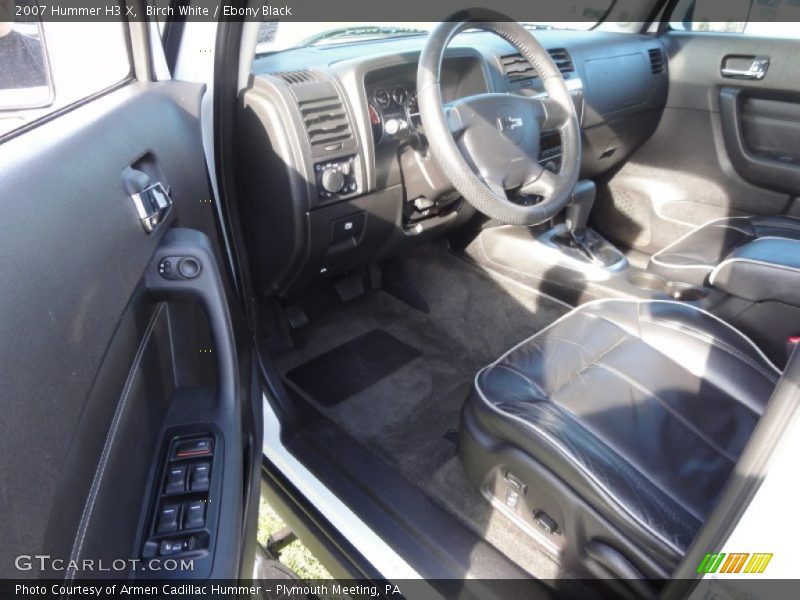 Birch White / Ebony Black 2007 Hummer H3 X