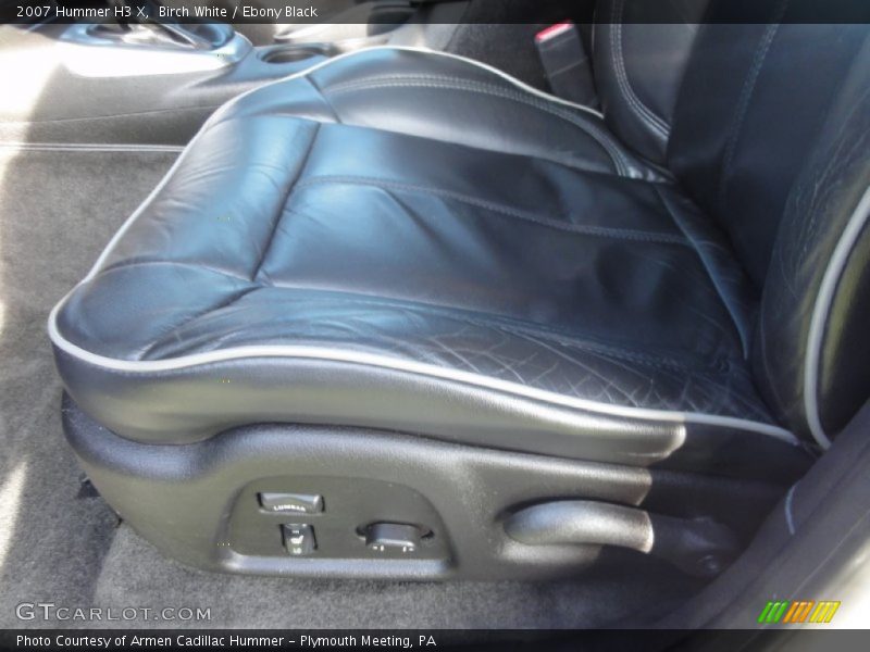 Birch White / Ebony Black 2007 Hummer H3 X