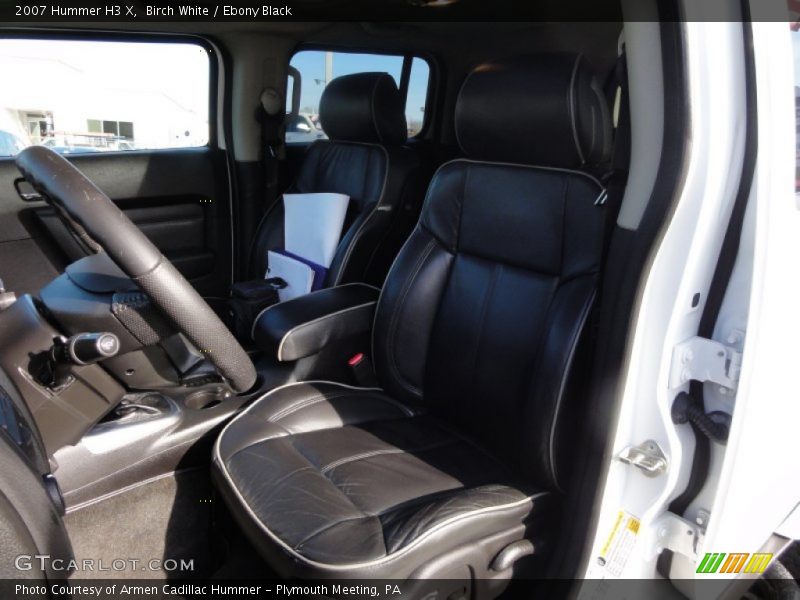 Birch White / Ebony Black 2007 Hummer H3 X