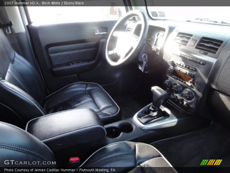 Birch White / Ebony Black 2007 Hummer H3 X