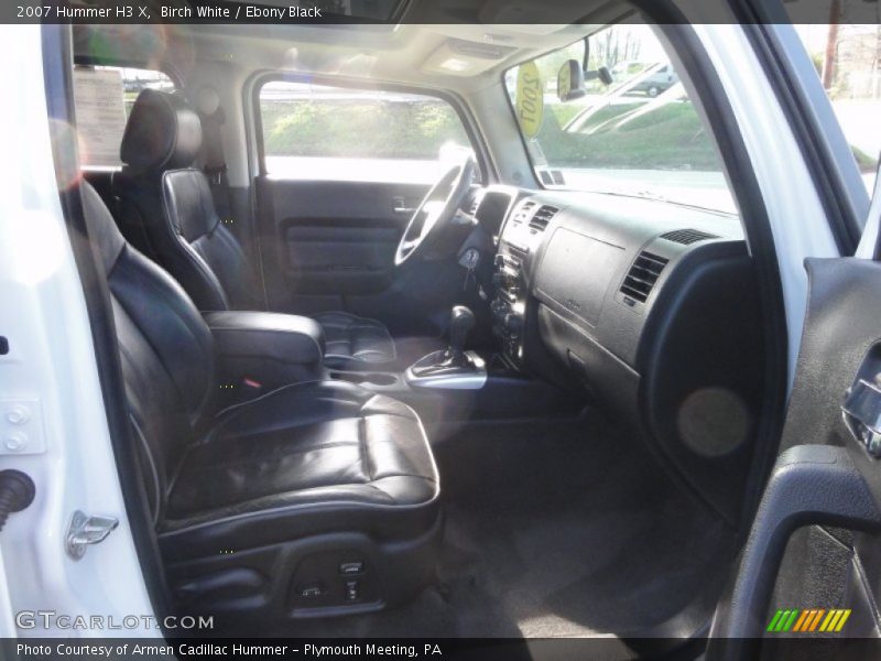 Birch White / Ebony Black 2007 Hummer H3 X