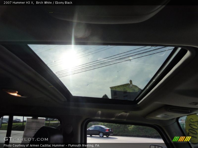 Birch White / Ebony Black 2007 Hummer H3 X