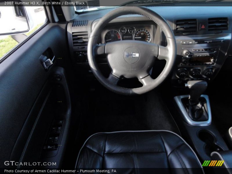 Birch White / Ebony Black 2007 Hummer H3 X