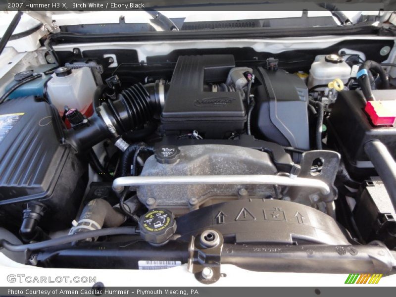 Birch White / Ebony Black 2007 Hummer H3 X