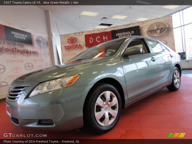 Aloe Green Metallic / Ash 2007 Toyota Camry LE V6