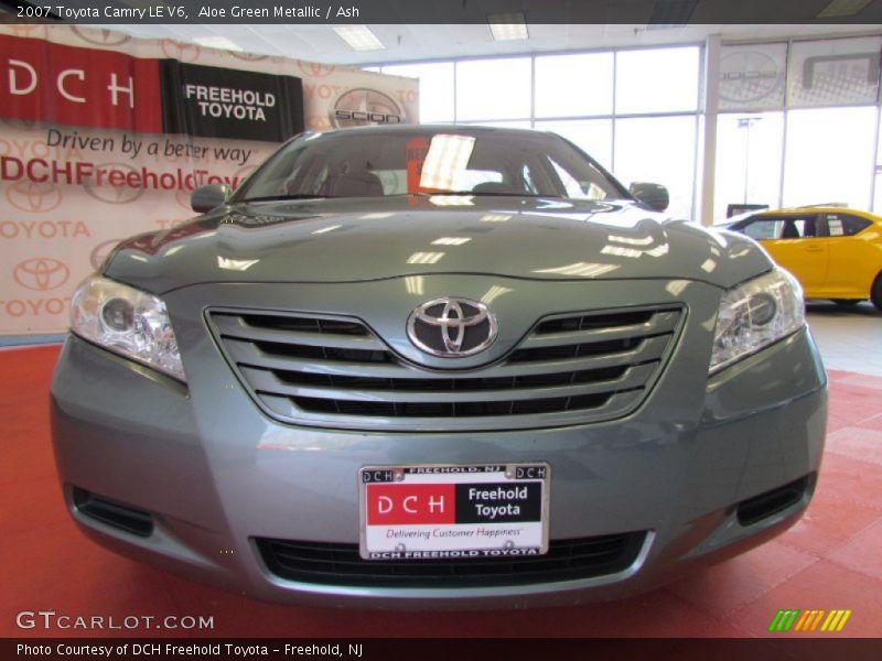 Aloe Green Metallic / Ash 2007 Toyota Camry LE V6