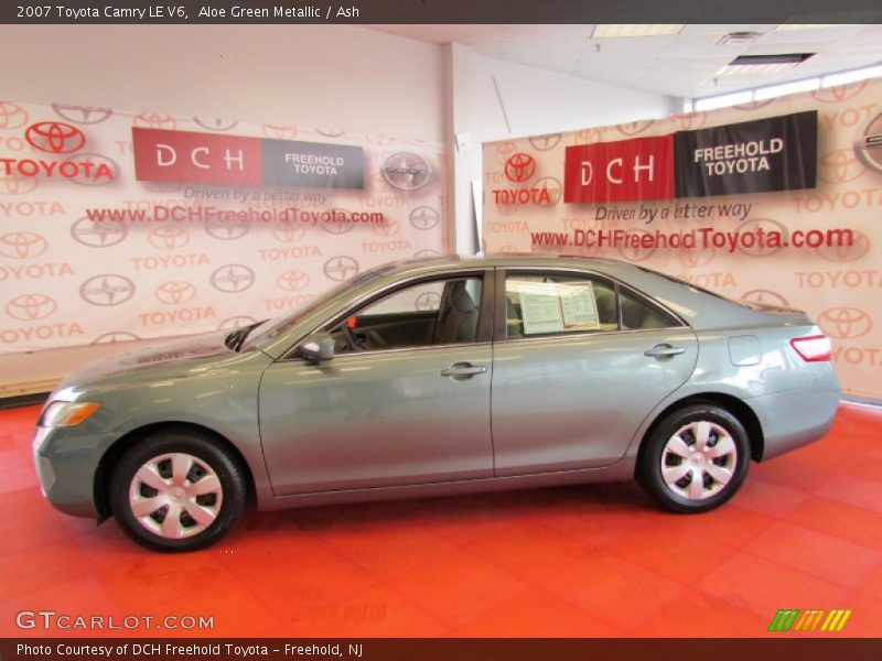 Aloe Green Metallic / Ash 2007 Toyota Camry LE V6