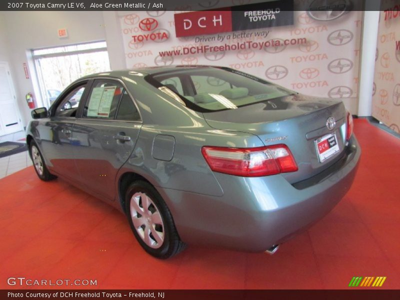 Aloe Green Metallic / Ash 2007 Toyota Camry LE V6