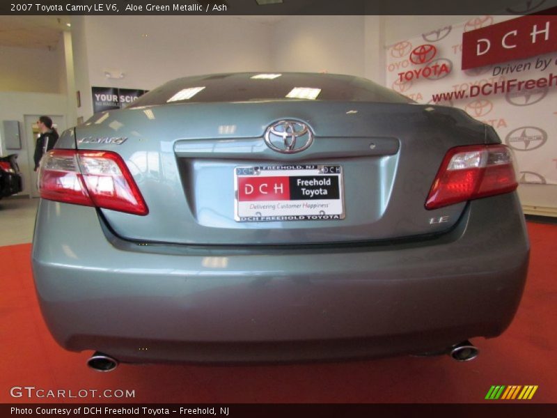 Aloe Green Metallic / Ash 2007 Toyota Camry LE V6