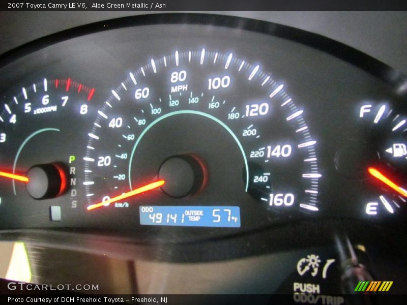 Aloe Green Metallic / Ash 2007 Toyota Camry LE V6