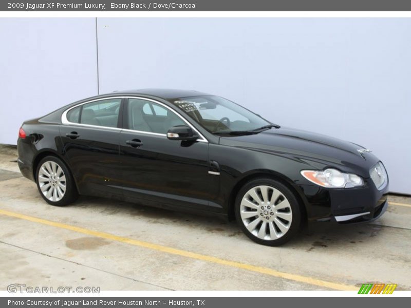 Ebony Black / Dove/Charcoal 2009 Jaguar XF Premium Luxury