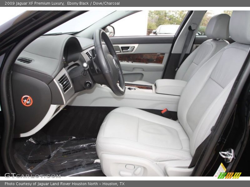 Ebony Black / Dove/Charcoal 2009 Jaguar XF Premium Luxury