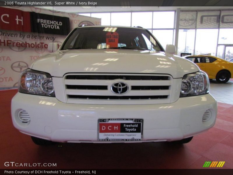 Super White / Ivory Beige 2006 Toyota Highlander V6