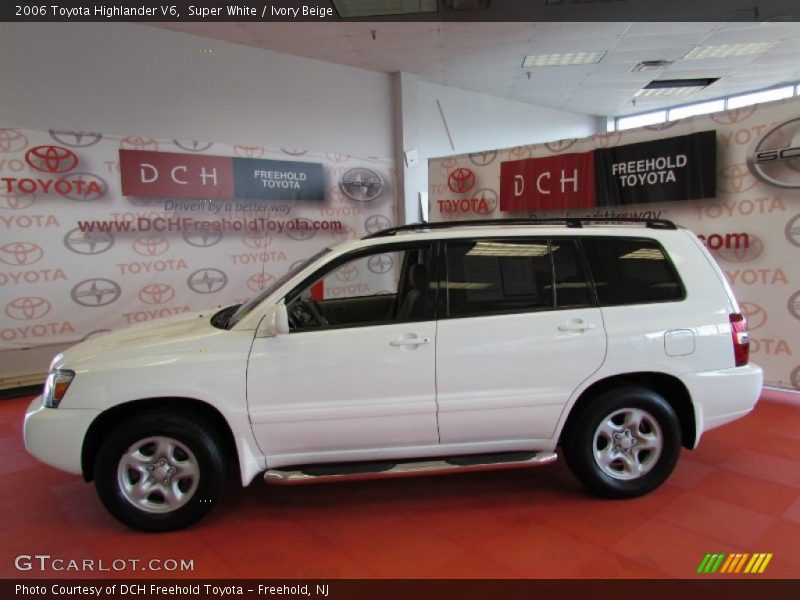 Super White / Ivory Beige 2006 Toyota Highlander V6