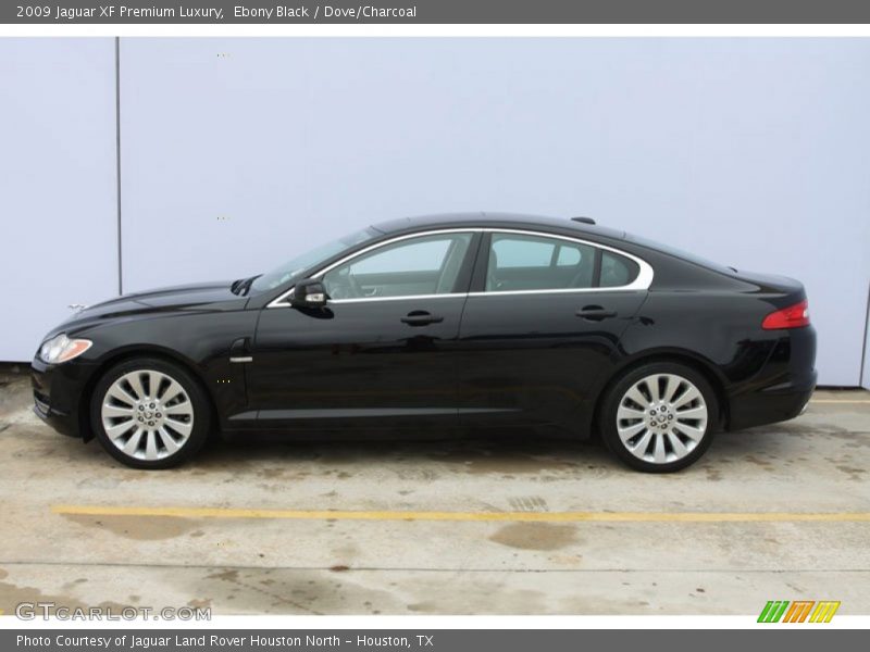 Ebony Black / Dove/Charcoal 2009 Jaguar XF Premium Luxury
