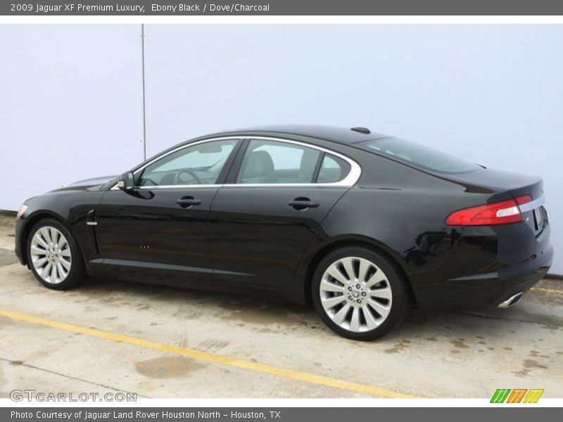 Ebony Black / Dove/Charcoal 2009 Jaguar XF Premium Luxury