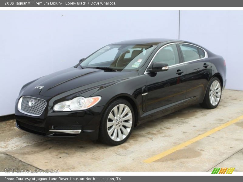 Ebony Black / Dove/Charcoal 2009 Jaguar XF Premium Luxury