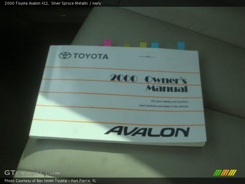 Silver Spruce Metallic / Ivory 2000 Toyota Avalon XLS