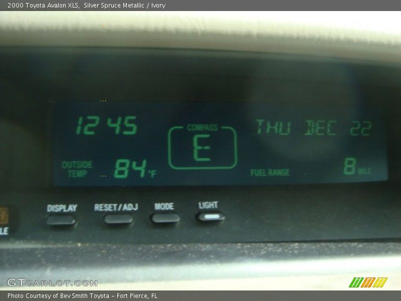Silver Spruce Metallic / Ivory 2000 Toyota Avalon XLS