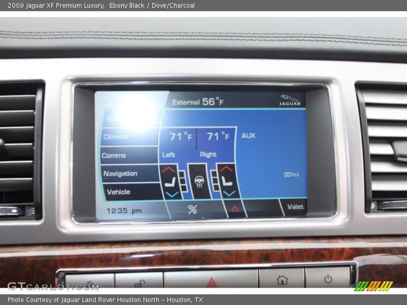 Ebony Black / Dove/Charcoal 2009 Jaguar XF Premium Luxury