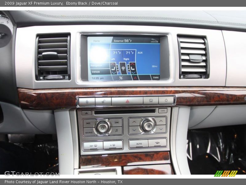 Ebony Black / Dove/Charcoal 2009 Jaguar XF Premium Luxury
