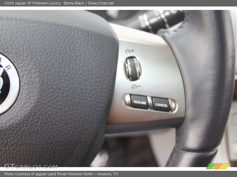 Ebony Black / Dove/Charcoal 2009 Jaguar XF Premium Luxury