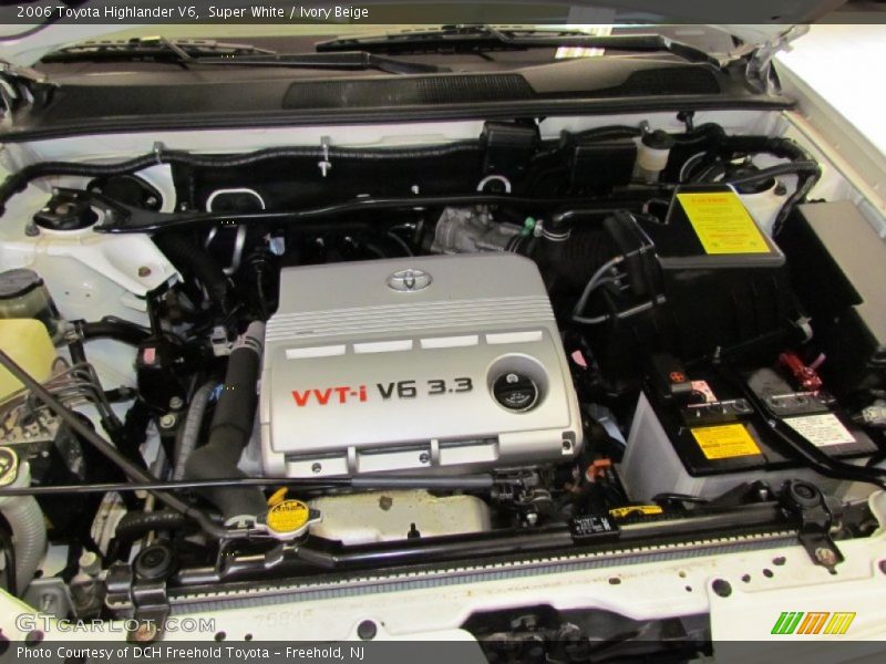 Super White / Ivory Beige 2006 Toyota Highlander V6