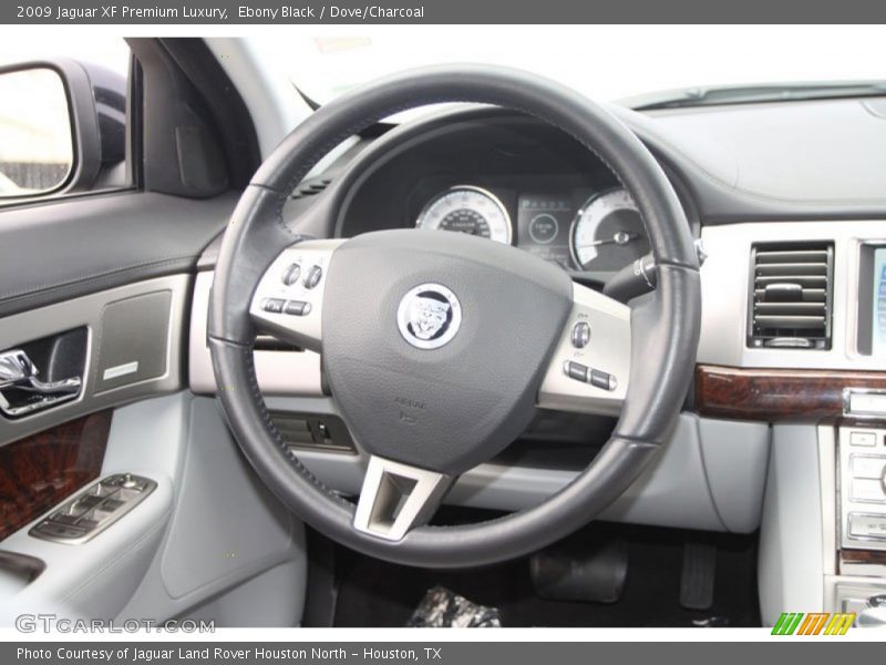 Ebony Black / Dove/Charcoal 2009 Jaguar XF Premium Luxury