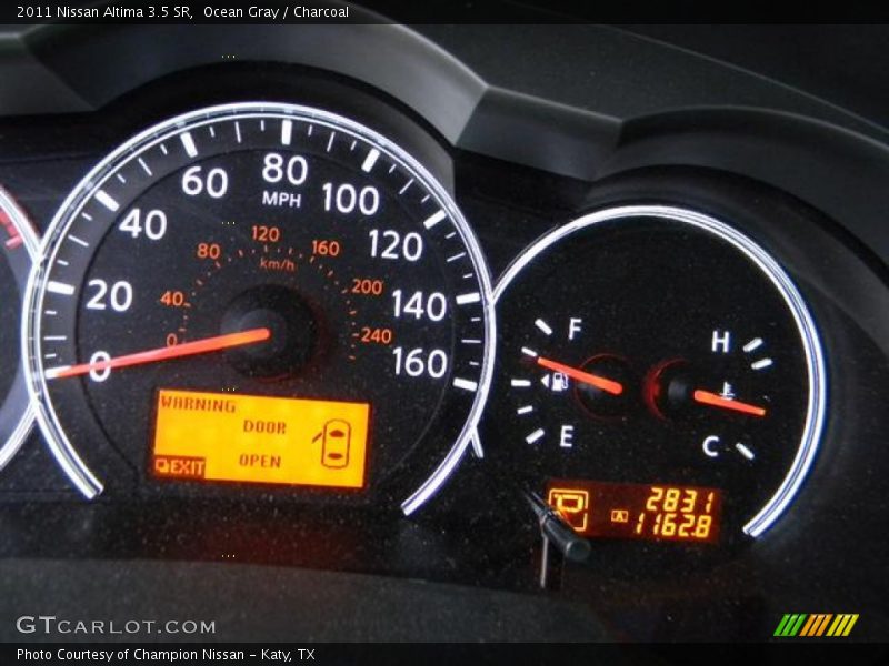 Ocean Gray / Charcoal 2011 Nissan Altima 3.5 SR
