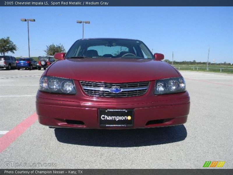 Sport Red Metallic / Medium Gray 2005 Chevrolet Impala LS