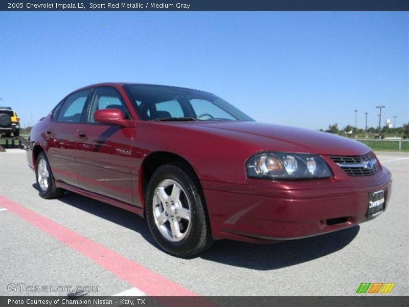 Sport Red Metallic / Medium Gray 2005 Chevrolet Impala LS