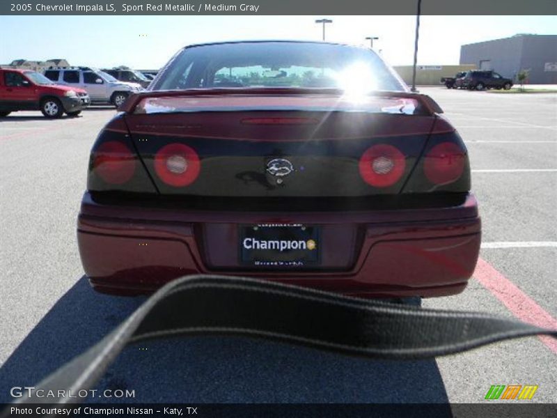Sport Red Metallic / Medium Gray 2005 Chevrolet Impala LS