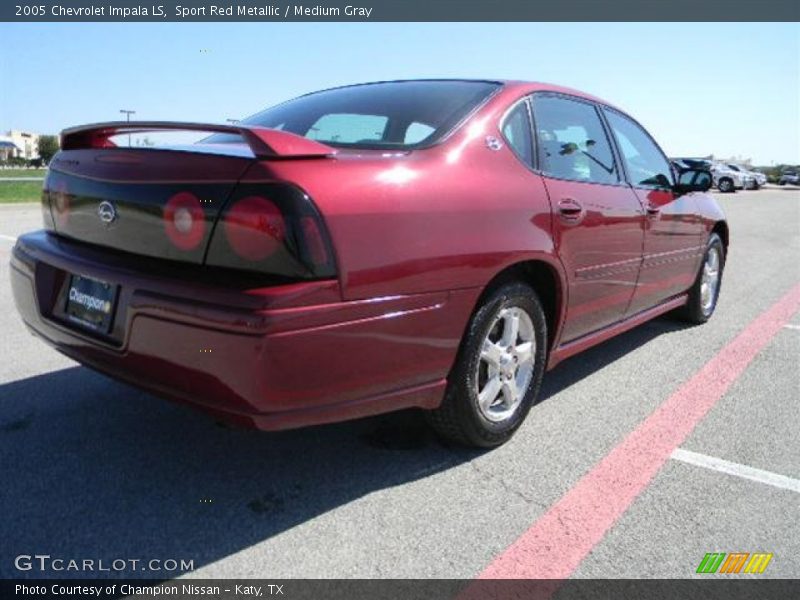 Sport Red Metallic / Medium Gray 2005 Chevrolet Impala LS