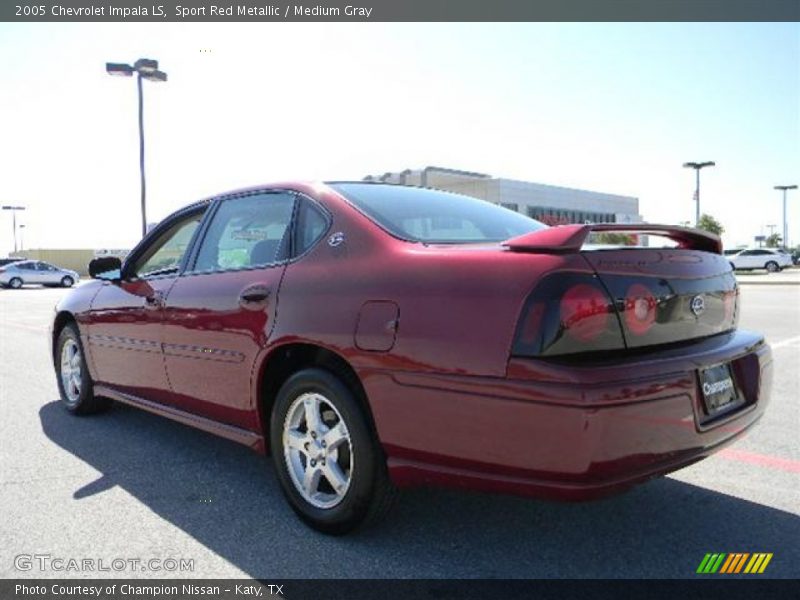 Sport Red Metallic / Medium Gray 2005 Chevrolet Impala LS