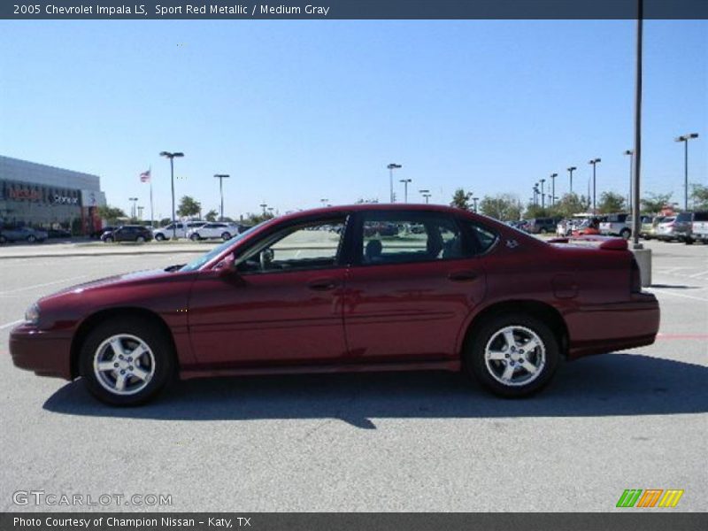 Sport Red Metallic / Medium Gray 2005 Chevrolet Impala LS