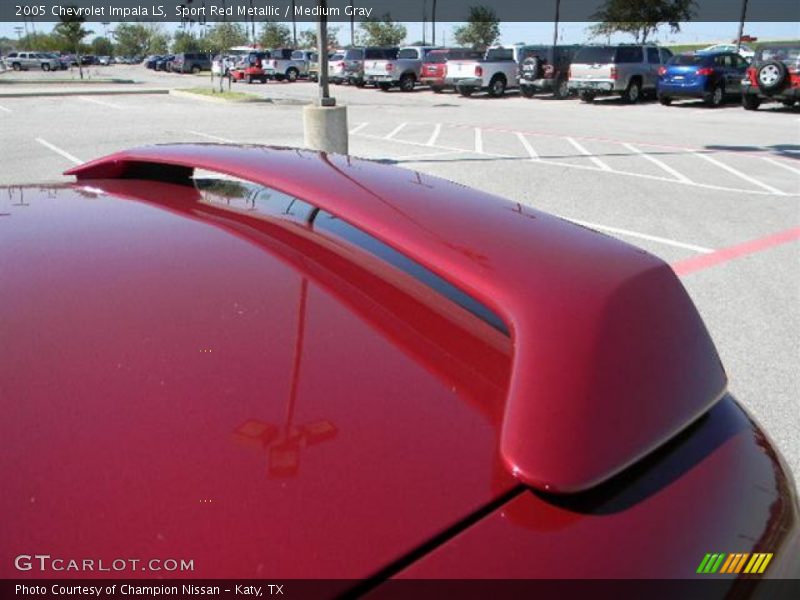 Sport Red Metallic / Medium Gray 2005 Chevrolet Impala LS