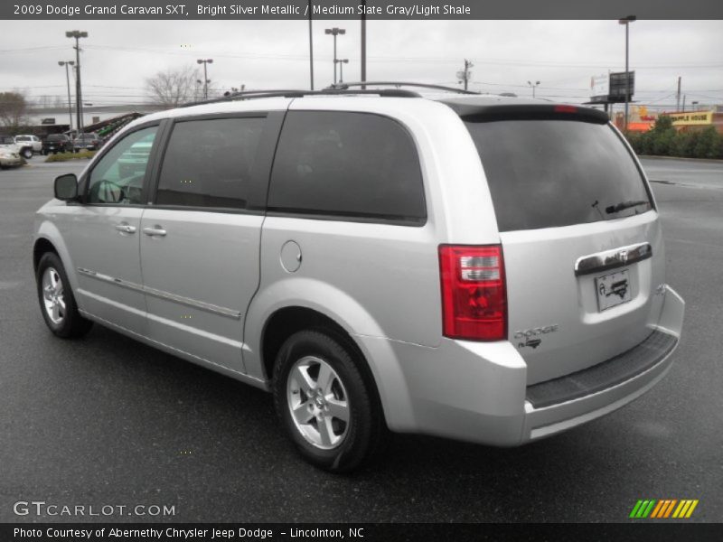 Bright Silver Metallic / Medium Slate Gray/Light Shale 2009 Dodge Grand Caravan SXT