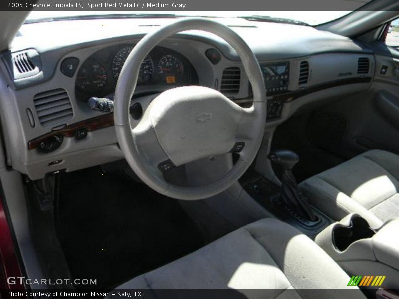 Sport Red Metallic / Medium Gray 2005 Chevrolet Impala LS