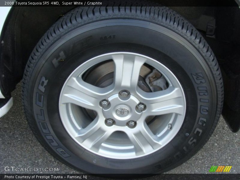 Super White / Graphite 2008 Toyota Sequoia SR5 4WD