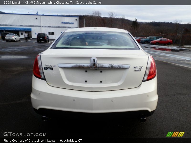 White Chocolate Tri-Coat / Light Camel 2009 Lincoln MKS AWD Sedan